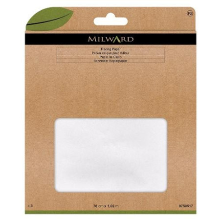 Papier calque pour tailleur MILWARD réf 9750517