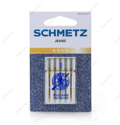 5 Aiguilles Jeans Gold 90 Schmetz