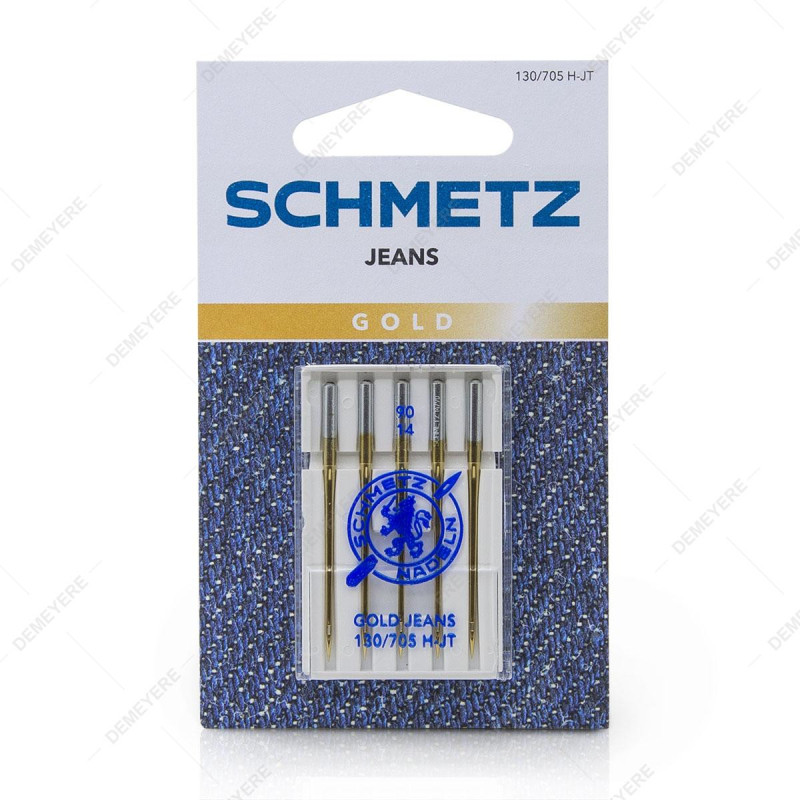 5 Aiguilles Jeans Gold 90 Schmetz