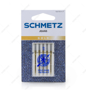 5 Aiguilles Jeans Gold 90 Schmetz