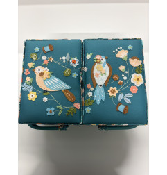 Boîte à couture brodée 29 x 21 x 18 cm HGTLRA/664