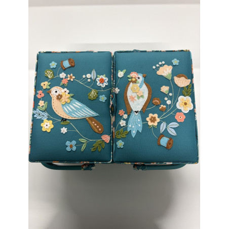 Boîte à couture brodée 29 x 21 x 18 cm HGTLRA/664