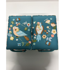 Boîte à couture brodée 29 x 21 x 18 cm HGTLRA/664