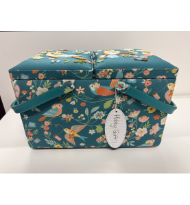 Boîte à couture brodée 29 x 21 x 18 cm HGTLRA/664