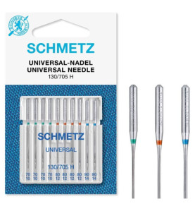 10 aiguilles universelles 70/80/90 Schmetz