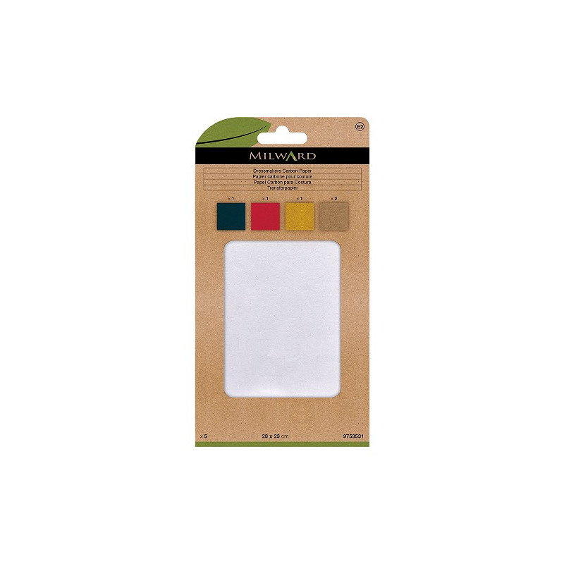 Papier carbone pour couture Milward 28x23 cm Papier carbone pour couture Milward 28x23 cm