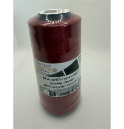 Cône 2743 m polyester bordeaux clair 6230-115 couture & surfilage