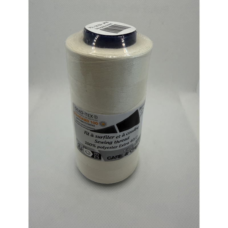 Cône 2743 m polyester beige clair 6230-154 couture & surfilage