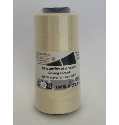 Cône 2743 m polyester lin 6230-152 couture & surfilage