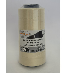 Cône 2743 m polyester lin 6230-152 couture & surfilage