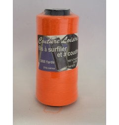 Cône 2743 m polyester 6230-202 orange fluo Couture & Surfilage