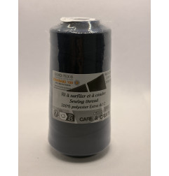 Cône 2743 m polyester 6230-147 bleu foncé Couture & Surfilage