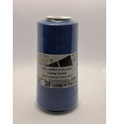 Cône 2743 m polyester bleu 6230-145 couture & surfilage