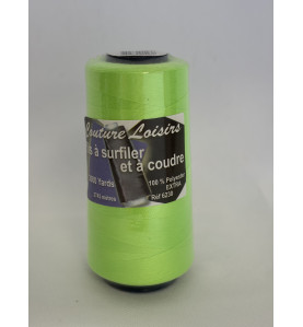 Cône 2743 m polyester 6230-201 vert fluo Couture & Surfilage