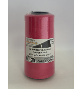 Cône 2743 m polyester rose 6230-112 couture & surfilage
