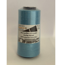 Cône 2743 m polyester 6230-141 bleu Couture & Surfilage