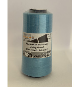 Cône 2743 m polyester 6230-141 bleu Couture & Surfilage