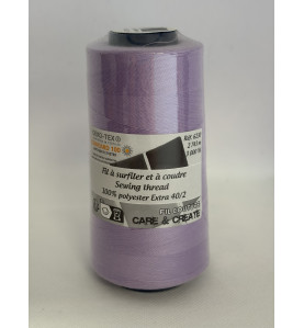 Cône 2743 m polyester 6230- 125 Lilas Couture & Surfilage