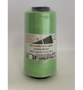 Cône 2743 m polyester 6230- 132 Vert clair Couture & Surfilage