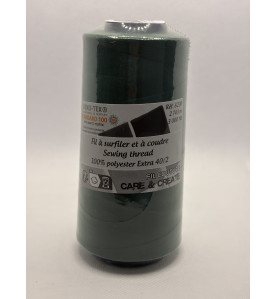 Cône 2743 m polyester 6230- 137 Vert foncé Couture & Surfilage