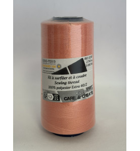 Cône 2743 m polyester 6230- 118 Saumon Couture & Surfilage