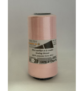 Cône 2743 m polyester 6230- 110 Rose Couture & Surfilage