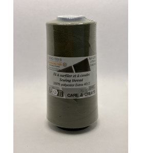 Cône 2743 m polyester 6230-150 Kaki Couture & Surfilage