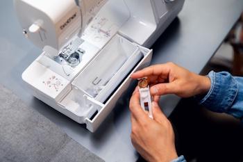 Rangement de la machine à coudre Brother Innov-is A65