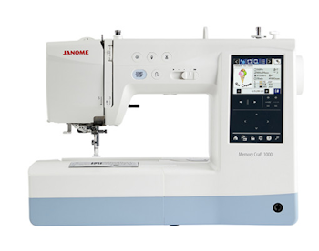 Machine à coudre et à broder Janome Memory Craft 1000