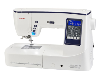 Machine à coudre Janome Skyline S5 Anniversary Edition