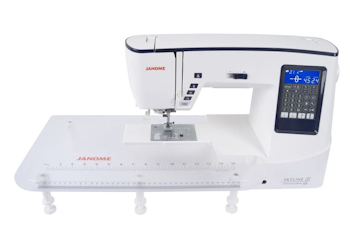 Table d'extension incluse avec la Janome Skyline S5 AE