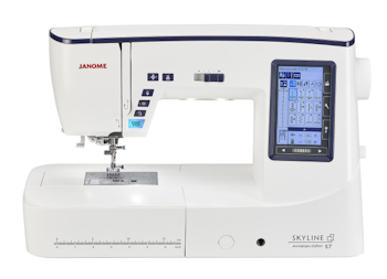 Machine à coudre Janome Skyline S7 Anniversary Edition